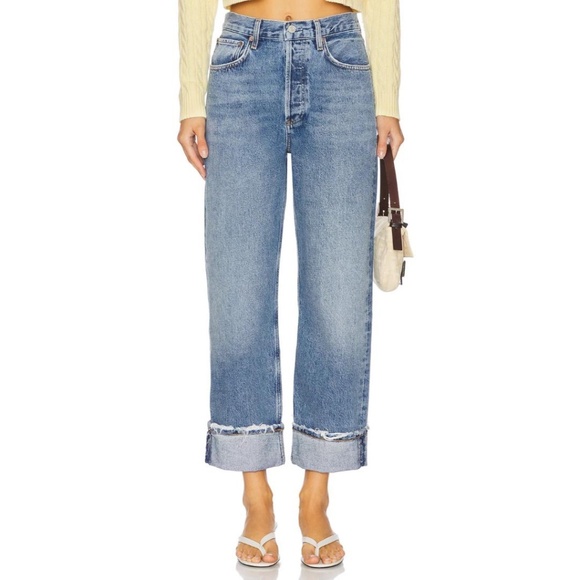 AGOLDE Fran Low Slung Straight Jeans - Picture 10 of 10